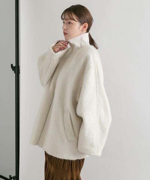 KBF / ケービーエフ その他アウター | ハイネックシャギーコート | 詳細8