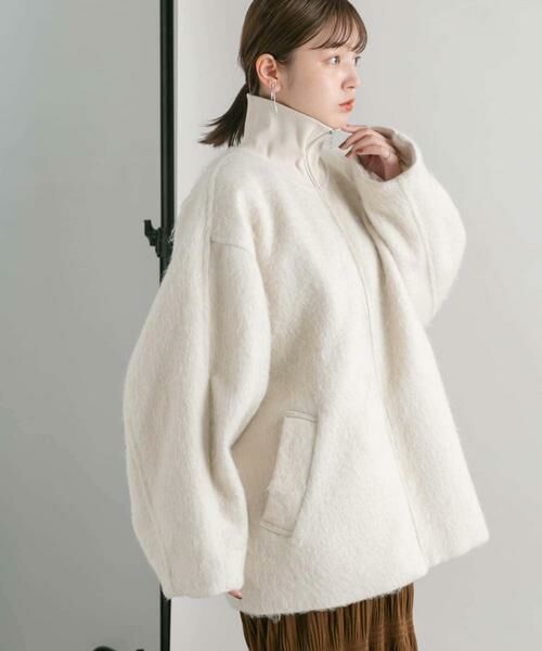 KBF / ケービーエフ その他アウター | ハイネックシャギーコート | 詳細9