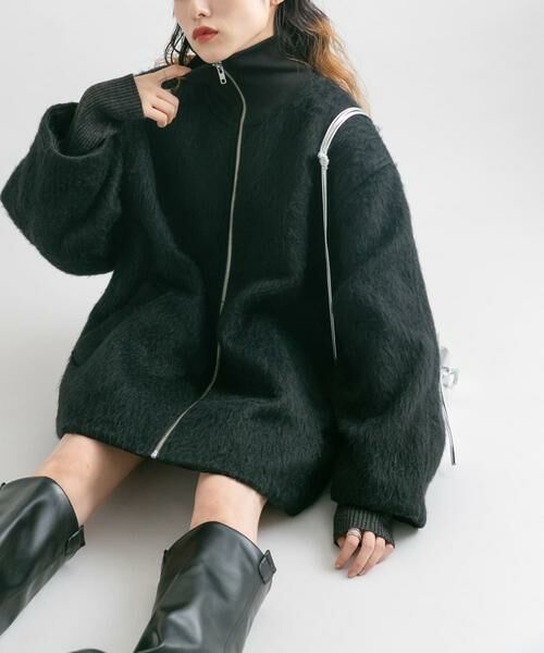 KBF / ケービーエフ その他アウター | ハイネックシャギーコート | 詳細16