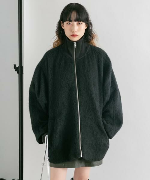 KBF / ケービーエフ その他アウター | ハイネックシャギーコート | 詳細17