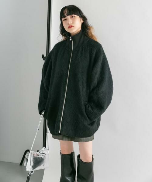 KBF / ケービーエフ その他アウター | ハイネックシャギーコート | 詳細18