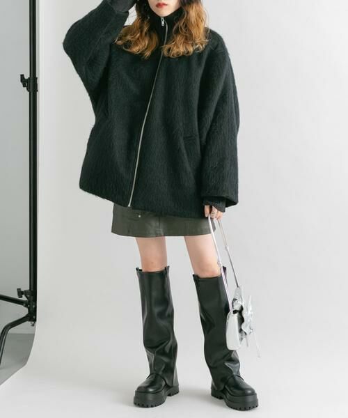 KBF / ケービーエフ その他アウター | ハイネックシャギーコート | 詳細20