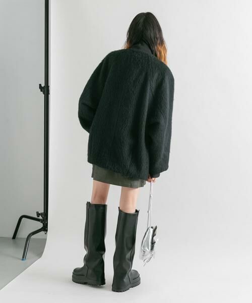 KBF / ケービーエフ その他アウター | ハイネックシャギーコート | 詳細23