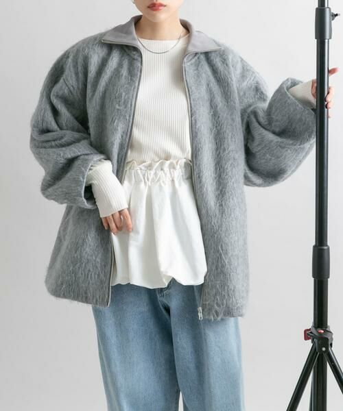 KBF / ケービーエフ その他アウター | ハイネックシャギーコート | 詳細26