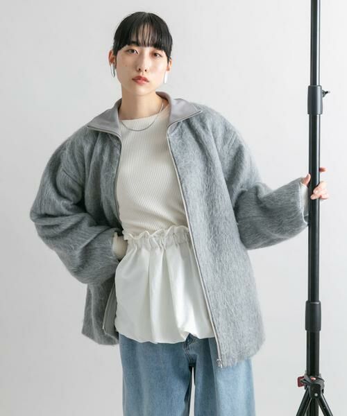 KBF / ケービーエフ その他アウター | ハイネックシャギーコート | 詳細27
