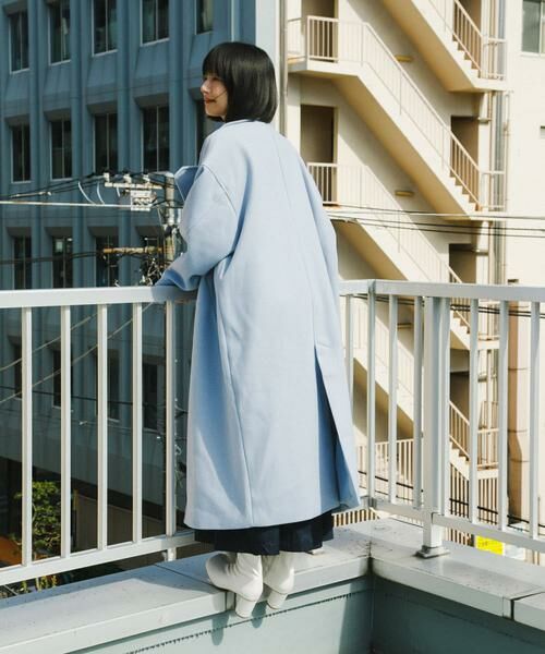 KBF / ケービーエフ ステンカラーコート | 『2サイズ展開』コクーンロングコート | 詳細12