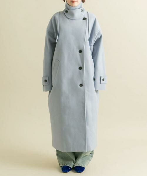 KBF / ケービーエフ ステンカラーコート | 『2サイズ展開』コクーンロングコート | 詳細14