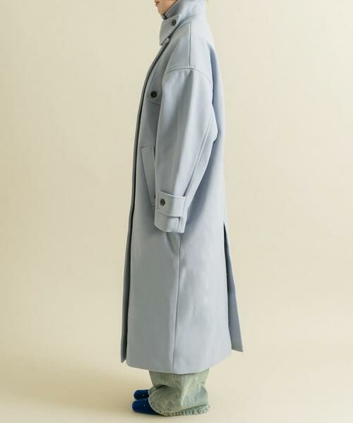 KBF / ケービーエフ ステンカラーコート | 『2サイズ展開』コクーンロングコート | 詳細15