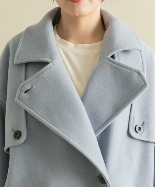 KBF / ケービーエフ ステンカラーコート | 『2サイズ展開』コクーンロングコート | 詳細19
