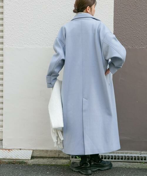 KBF / ケービーエフ ステンカラーコート | 『2サイズ展開』コクーンロングコート | 詳細3