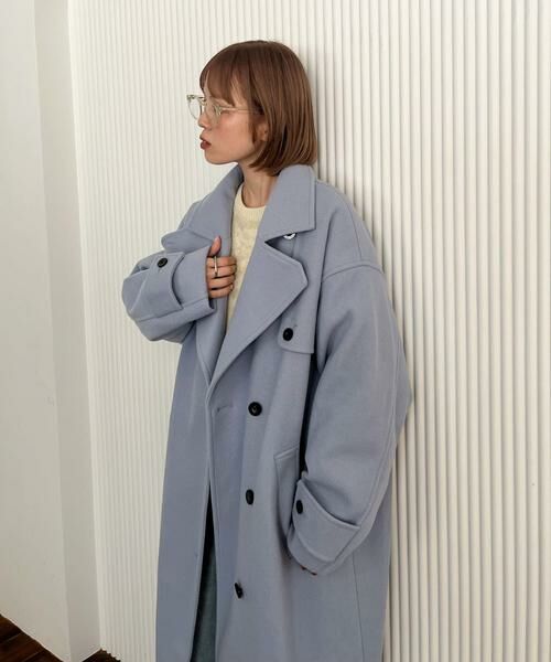 KBF / ケービーエフ ステンカラーコート | 『2サイズ展開』コクーンロングコート | 詳細6