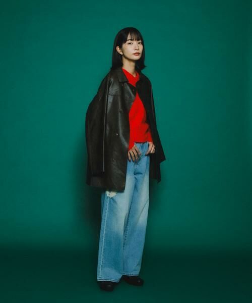 KBF / ケービーエフ レザーブルゾン・ジャケット | ヴィンテージライクジャケット | 詳細10