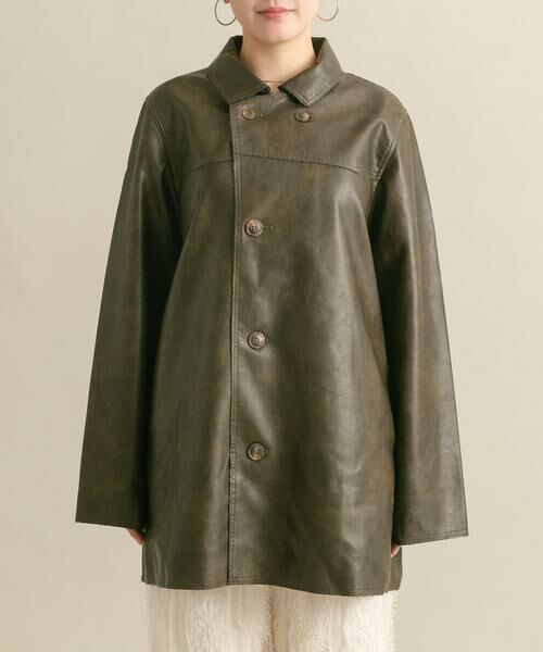 KBF / ケービーエフ レザーブルゾン・ジャケット | ヴィンテージライクジャケット | 詳細12