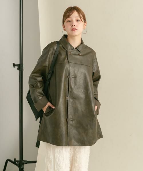 KBF / ケービーエフ レザーブルゾン・ジャケット | ヴィンテージライクジャケット | 詳細4