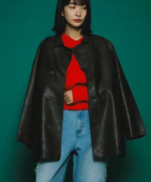 KBF / ケービーエフ レザーブルゾン・ジャケット | ヴィンテージライクジャケット | 詳細8