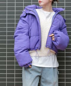 KBF / ケービーエフ ダウンジャケット・ベスト | ショート中綿フードジャケット