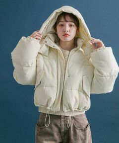 KBF / ケービーエフ ダウンジャケット・ベスト | ショート中綿フードジャケット
