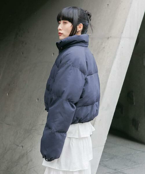 KBF / ケービーエフ ダウンジャケット・ベスト | ショート中綿フードジャケット | 詳細11