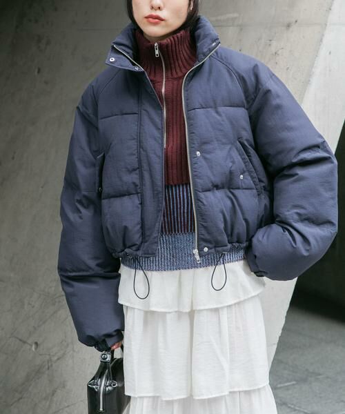 KBF / ケービーエフ ダウンジャケット・ベスト | ショート中綿フードジャケット | 詳細13