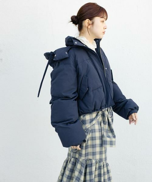 KBF / ケービーエフ ダウンジャケット・ベスト | ショート中綿フードジャケット | 詳細2