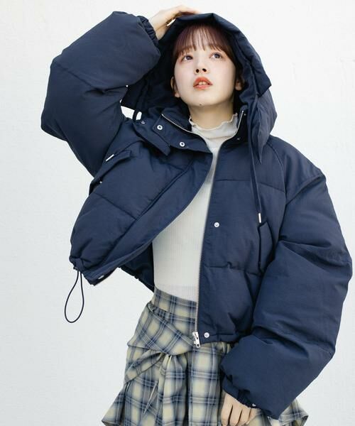 KBF / ケービーエフ ダウンジャケット・ベスト | ショート中綿フードジャケット | 詳細4