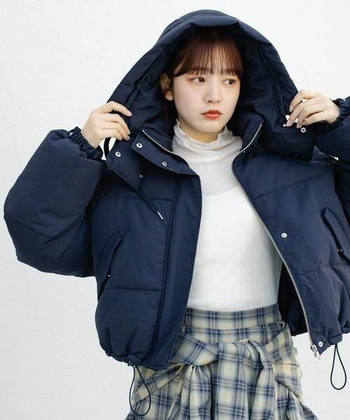 KBF / ケービーエフ ダウンジャケット・ベスト | ショート中綿フードジャケット | 詳細5