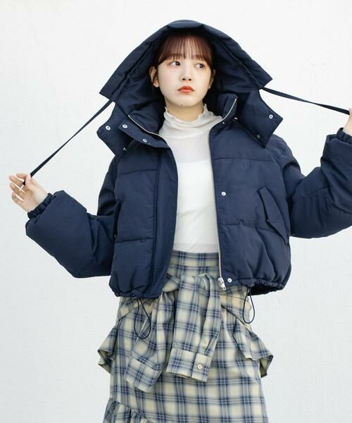 KBF / ケービーエフ ダウンジャケット・ベスト | ショート中綿フードジャケット | 詳細6