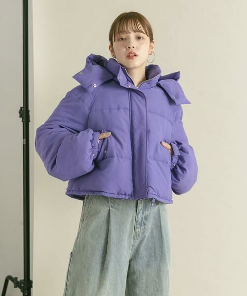 KBF / ケービーエフ ダウンジャケット・ベスト | ショート中綿フードジャケット | 詳細27