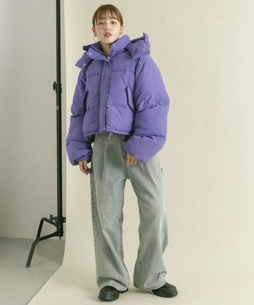 KBF / ケービーエフ ダウンジャケット・ベスト | ショート中綿フードジャケット | 詳細29