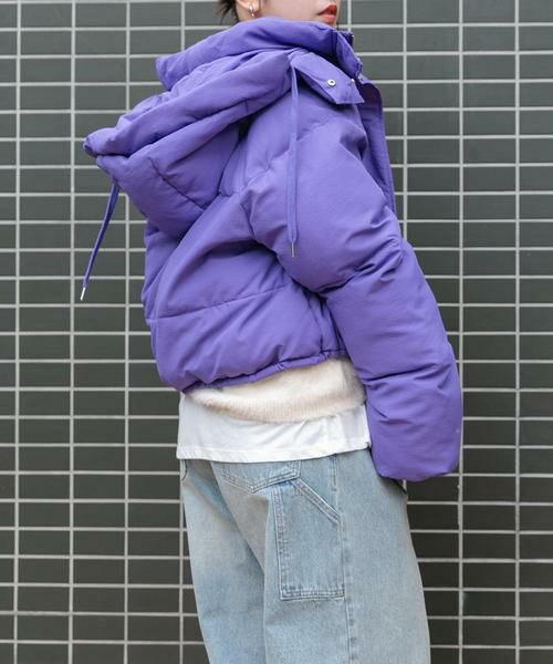 KBF / ケービーエフ ダウンジャケット・ベスト | ショート中綿フードジャケット | 詳細20