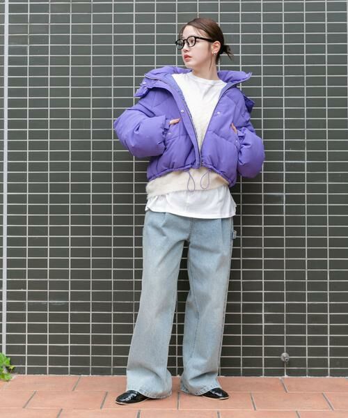 KBF / ケービーエフ ダウンジャケット・ベスト | ショート中綿フードジャケット | 詳細21