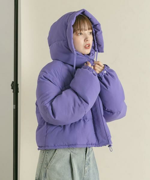 KBF / ケービーエフ ダウンジャケット・ベスト | ショート中綿フードジャケット | 詳細24