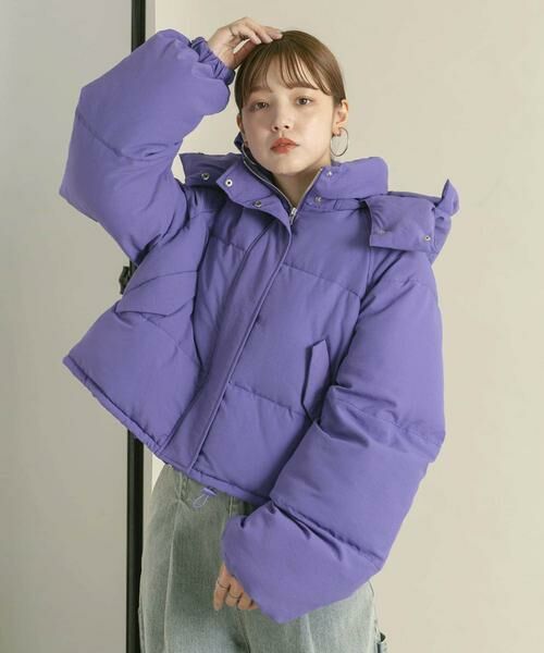 KBF / ケービーエフ ダウンジャケット・ベスト | ショート中綿フードジャケット | 詳細26