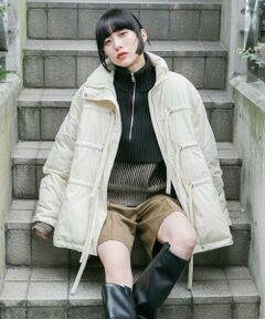 KBF / ケービーエフ ダウンジャケット・ベスト | フロントリボン中綿ジャケット