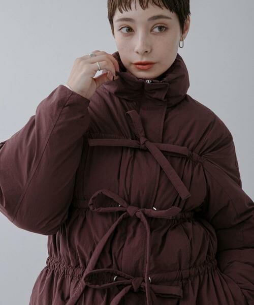 KBF / ケービーエフ ダウンジャケット・ベスト | フロントリボン中綿ジャケット | 詳細1