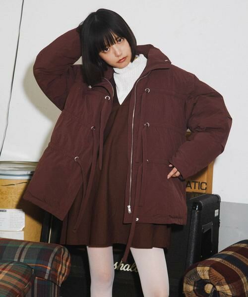 KBF / ケービーエフ ダウンジャケット・ベスト | フロントリボン中綿ジャケット | 詳細3