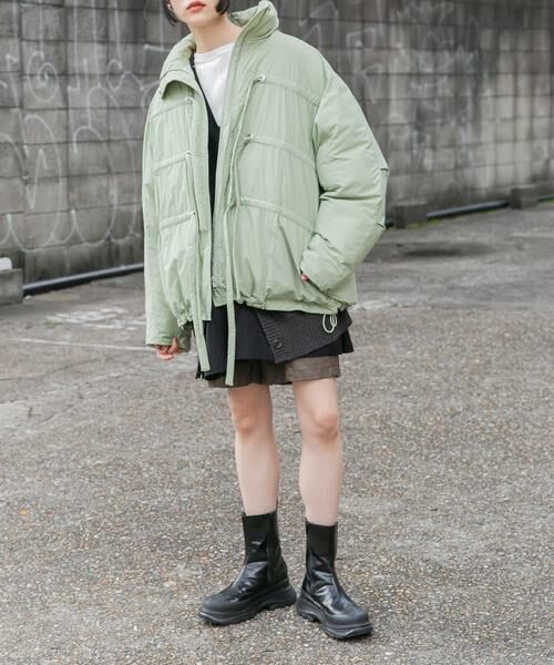 KBF / ケービーエフ ダウンジャケット・ベスト | フロントリボン中綿ジャケット | 詳細16