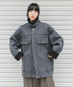 KBF / ケービーエフ その他アウター | オーバーサイズボアジャケット