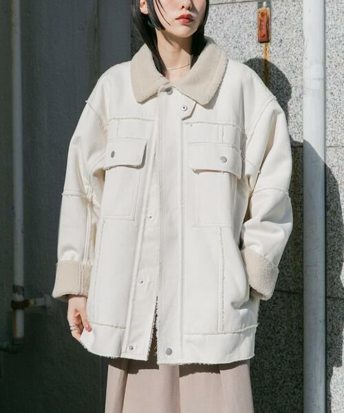 KBF / ケービーエフ その他アウター | オーバーサイズボアジャケット | 詳細10