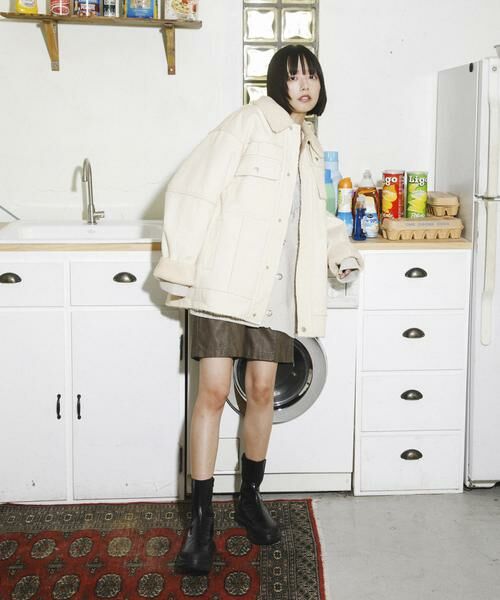 KBF / ケービーエフ その他アウター | オーバーサイズボアジャケット | 詳細21