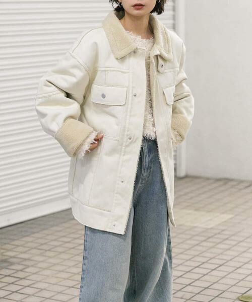 KBF / ケービーエフ その他アウター | オーバーサイズボアジャケット | 詳細12