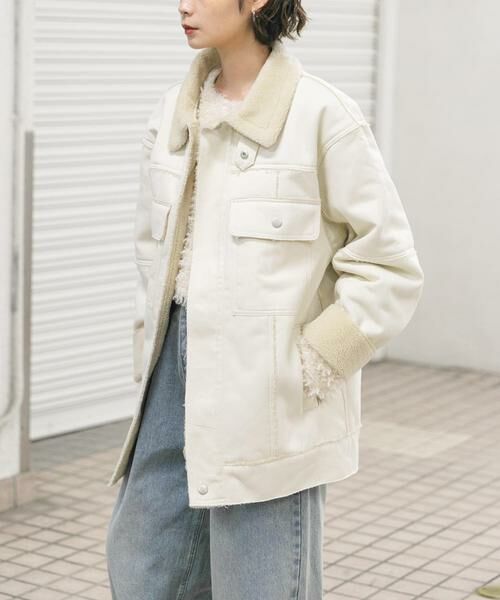 KBF / ケービーエフ その他アウター | オーバーサイズボアジャケット | 詳細13