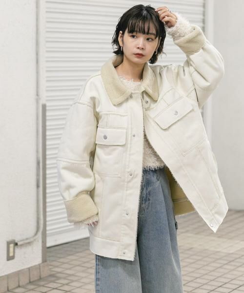 KBF / ケービーエフ その他アウター | オーバーサイズボアジャケット | 詳細14