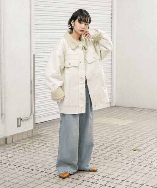 KBF / ケービーエフ その他アウター | オーバーサイズボアジャケット | 詳細15