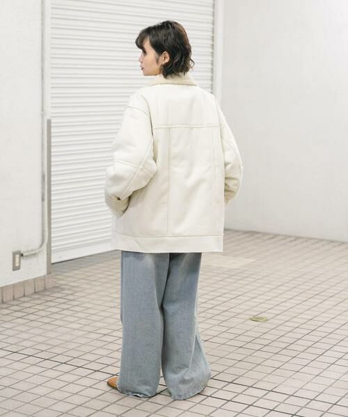 KBF / ケービーエフ その他アウター | オーバーサイズボアジャケット | 詳細17