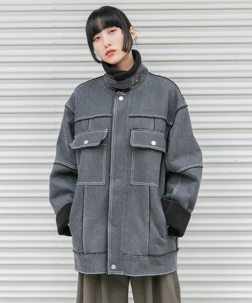 KBF / ケービーエフ その他アウター | オーバーサイズボアジャケット | 詳細24