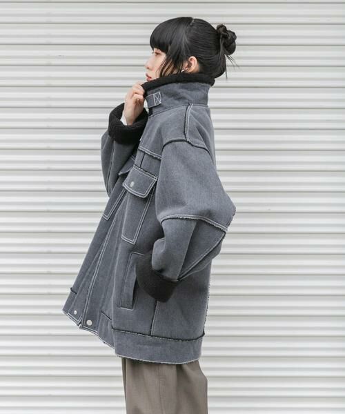 KBF / ケービーエフ その他アウター | オーバーサイズボアジャケット | 詳細26