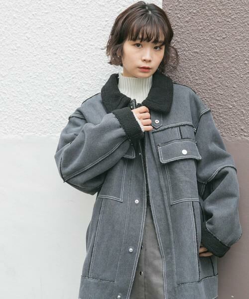 KBF / ケービーエフ その他アウター | オーバーサイズボアジャケット | 詳細30