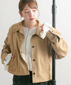 KBF / ケービーエフ レザーブルゾン・ジャケット | フェイクスエードショートジャケット