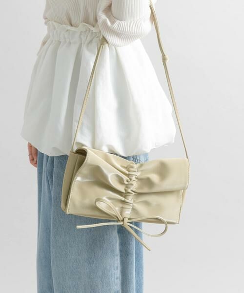 KBF / ケービーエフ ショルダーバッグ | リボンギャザーBAG | 詳細11
